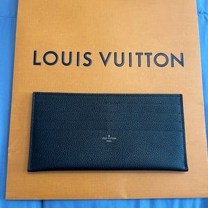 Louis Vuitton Black Felicie Card Holder Insert